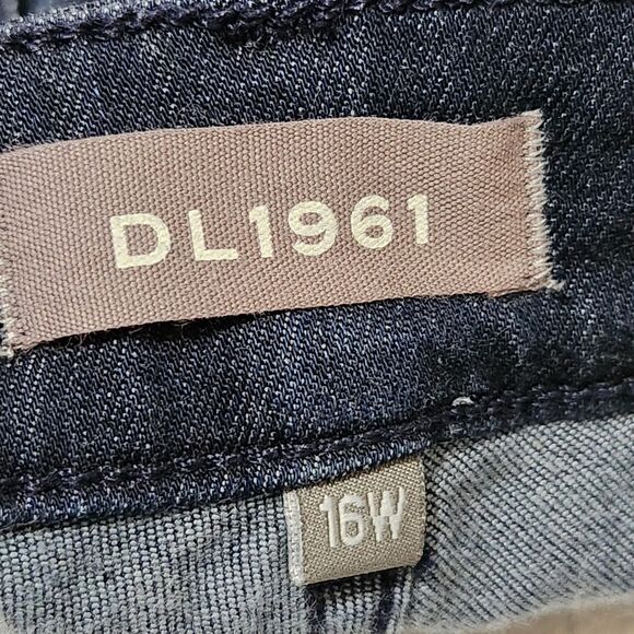 dl1961 Instasculpt jeans Size 16W Blue Ankle Mid-rise Skinny Refibra Lyocell - Picture 11 of 16